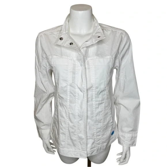 Gap x HFR Harlem’s Fashion Row Structured Shirt Jacket S Rich Fresh Snap White - Picture 7 of 13